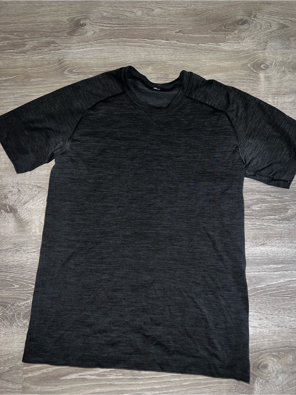 Men's Lululemon Black Metal Vent Tech Short-Sleeve Crewneck Shirt